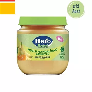 پوره مخلوط موز نارنگی گلابی هروبیبی Hero Baby