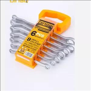 آچار دوسر رینگی 6 عددی محصول شرکت دینگشی کیفیت عالی جنس کروم وانادیوم 