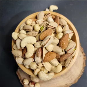 آجیل چهار مغز لوکس خام 500 گرمی