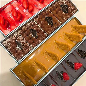 قالب شیرینی به گز مدل تیرامیسو لوف مستطیلی کد G 3010