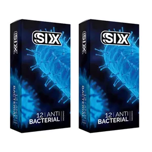 کاندوم سیکس مدل Anti Bacterial مجموعه 2 عددی ZTA