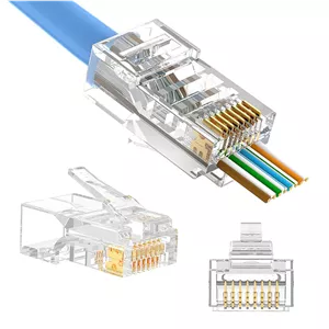 سوکت شبکه CAT6 مدل OPEN END بسته 25 عددی WTA