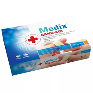 چسب زخم مدیکس مدل Antiallergic بسته 100 عددیمدل 1
