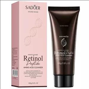فوم شستوشوی صورت سادور مدل رتینول پپتاید مناسب برای انواع پوست وزن 100 گرم