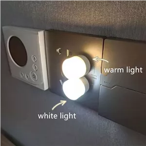 USB LED Small Night Light - نور 3× بیشتر، بدون باتری، مناسب برای اضطراری و سفر