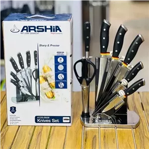 سرویس چاقو 8 پارچه عرشیا ARSHIA مدل 2628