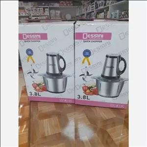 خردکن 2کاسه غذاساز برقی 2کاسه دسینی 10تیغ با کیفیت بالا