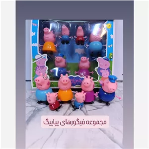 اسباب بازی فیگور خانواده پپاپیگ همراه فیلم