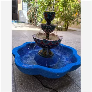 آبنما طرح چشمه سه طبقه رومیزی سایز بزرگ