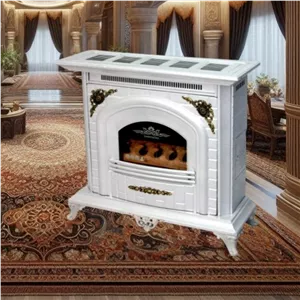 بخاری گازی شومینه پایه دار کلاسیک مناسب جوانان و جهیزیه (ارسال رایگان )