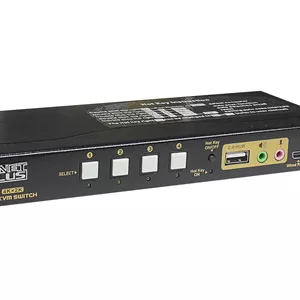 کی وی ام سوئیچ 4 پورت HDMI کی نت پلاس KP-H624