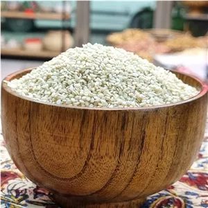 کنجد سفید خام تازه و تمیز 100 گرمی
