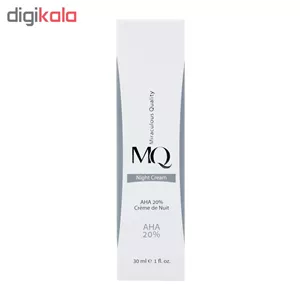 کرم لایه بردار ام کیو مدل AHA 20 NIGHT CREAM حجم 30 میلی لیتر 2TK