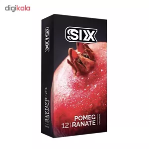 کاندوم سیکس مدل Pomegranate بسته 12 عددی ZTA