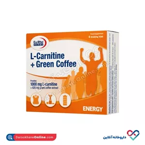 ویال ال کارنیتینقهوه سبز یوروویتال 6 عددی