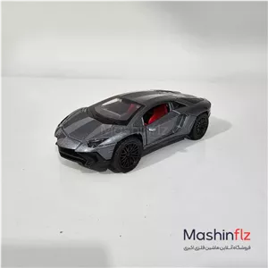 ماشین فلزی لامبورگینی اسپرت خاکستری 12 سانتی کد 3837