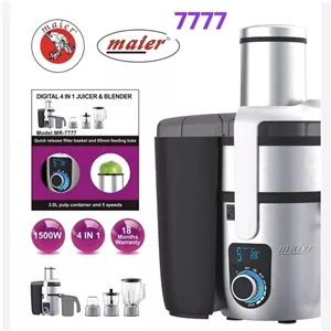 آبمیوه گیری 4 کاره دیجیتال مایر مدل MR-7777 ،( با ضمانت اصالت و سلامت فیزیکی ) (( پس کرایه ))