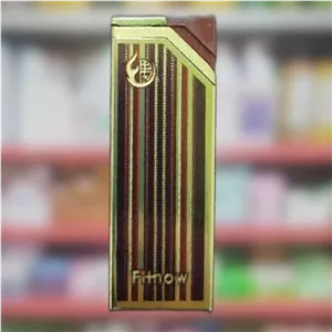 فندک اتمی کلاسیک  خارجی اصل برند فیتنو طرح راه راه طلایی رنگ شیک و جدید 