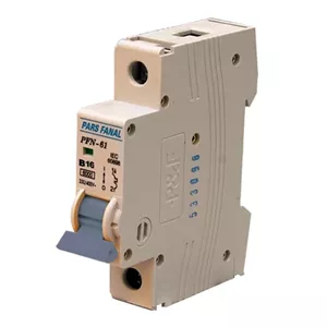 فیوز مینیاتوری تک پل 16 آمپر پارس فانال مدل B16