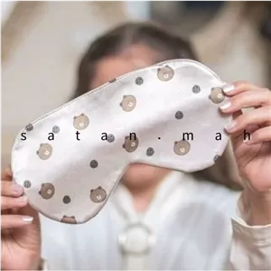چشمبند خواب ساتن ابریشم تدی خرسی