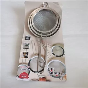 الک صافی استیل دسته دار بزرگ سه عددی یونیک