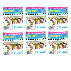 خاک ژله ای کریستالی مدل Seven Color بسته 6 عددی