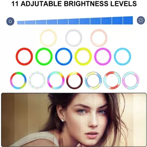رینگ لایت مدل MJ26-RGB به همراه پایه