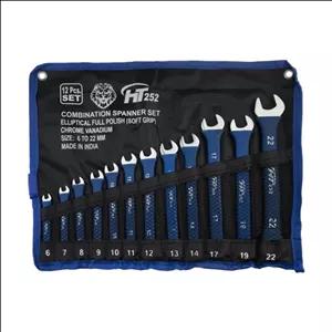 آچار یک سر رینگ یک سر تخت مدل HT252  مجموعه 12 عددی