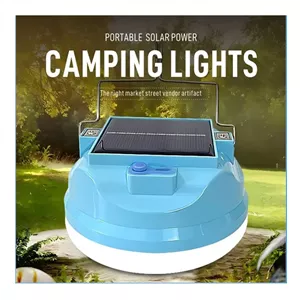 چراغ آویز چادر مدل SOLAR شارژی با نور مهتابی