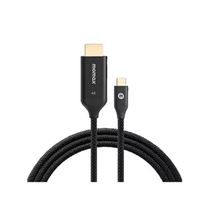 کابل 2 متری USB C به HDMI مومکس Momax EliteLink USB-C to HDMI 2M Braided Cable