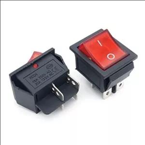 کلید راکر  بزرگ چراغدار KCD4-102N(16 آمپر )