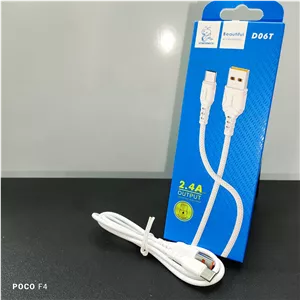 کابل شارژ تایپ سی دنمن مدلD06T طول 1 متر 