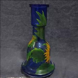 شیشه قلندری  درجه سنگین یک محصول زیبا هم مناسب دکور هم قابل استفاده 30 سانت رنگ و نقاشی کار دست 