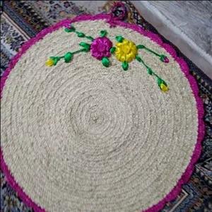 سفره حصری ربان دوزی  دور رنگی (پس کرایه)