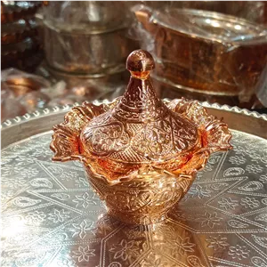 قندان سیلور ترکیه مسی رنگ  سایز 2 Asena ترک