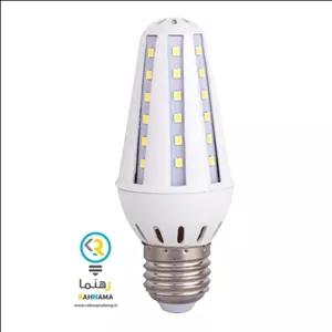 لامپ  سه حالته  پرنور،  7 وات، LED SMD ،شمعی بلالی، مارک رهنما،  پایه  E27 ، سه سال ضمانت
