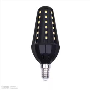 لامپ  شمعی بلالی پرنور، 6 وات، LED SMD ،بدنه مشکی، مارک رهنما، مدل ZB48  پایه E14،سه سال ضمانت