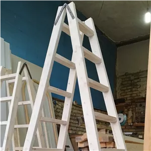 نردبان چوبی 7پله چوب روس( محصول بصورت پس کرایه ارسال میگردد)