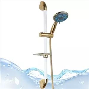 علم دوش حمام اندیکا مدل یونیکا چند حالته سفید طلایی