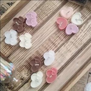 شمع های گیفت قلبی روآبی