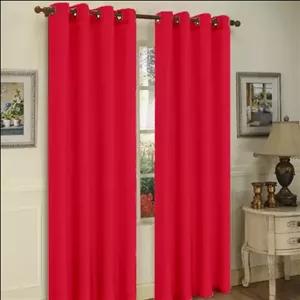 پرده کتان گارنت رنگ سرخابی