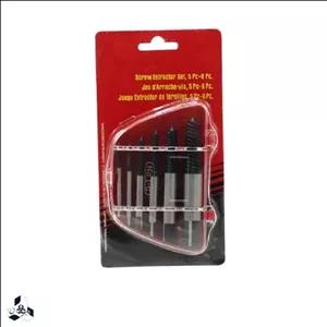  مته قلاویز چپ گرد مناسب باز کردن پیچ های شکسته و هرز  پک 6 عددی(برند ها متفاوت خواهد بود)