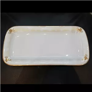 رولت خوری دیس کوچک چینی پردیس طرح کاژین طلایی 