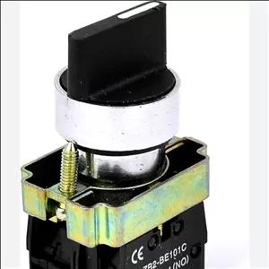 سلکتور سوئیچ تله مکانیک فلزی سه حالته  لحظه ای XB2-BD53