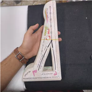 خط کش اشل گونیا خیاطی یک دوم گلچین (خرازی و خیاطی )