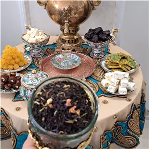 چای مراکشی اکبر اصل (سریلانکا )استوایی طعم میوه انبه هلو