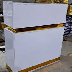 میز کانتر هایگلاس دوتیکه تمام ام دی اف رنگ بندی مختلف ارسال به سراسر ایران هزینه ارسال به عهده ی خود مشتری می باشد 