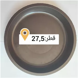 زیر گلدانی سایزی 4قهوه ای
