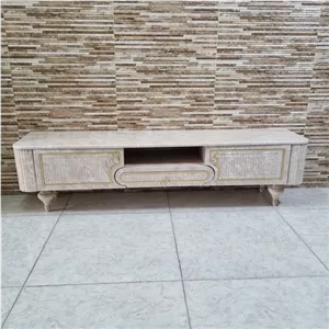 میز تلویزیون شبستان مدل 1026 رنگ مرمر