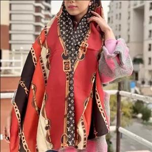 شال پاییزه  پارچه کجراه کره ای کیفیت تضمینی لیز نیس ارسال رایگان به سراسر ایران 